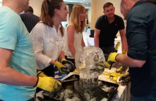 Ice sculpting workshop'